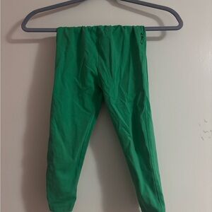 Kids Green Stretch Leggings